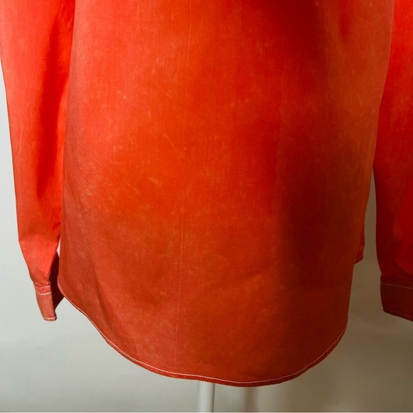 Cowgirl Legends Size XL Orange Bling Showring Ready Snap Front Saddle Stitching - Picture 8 of 11